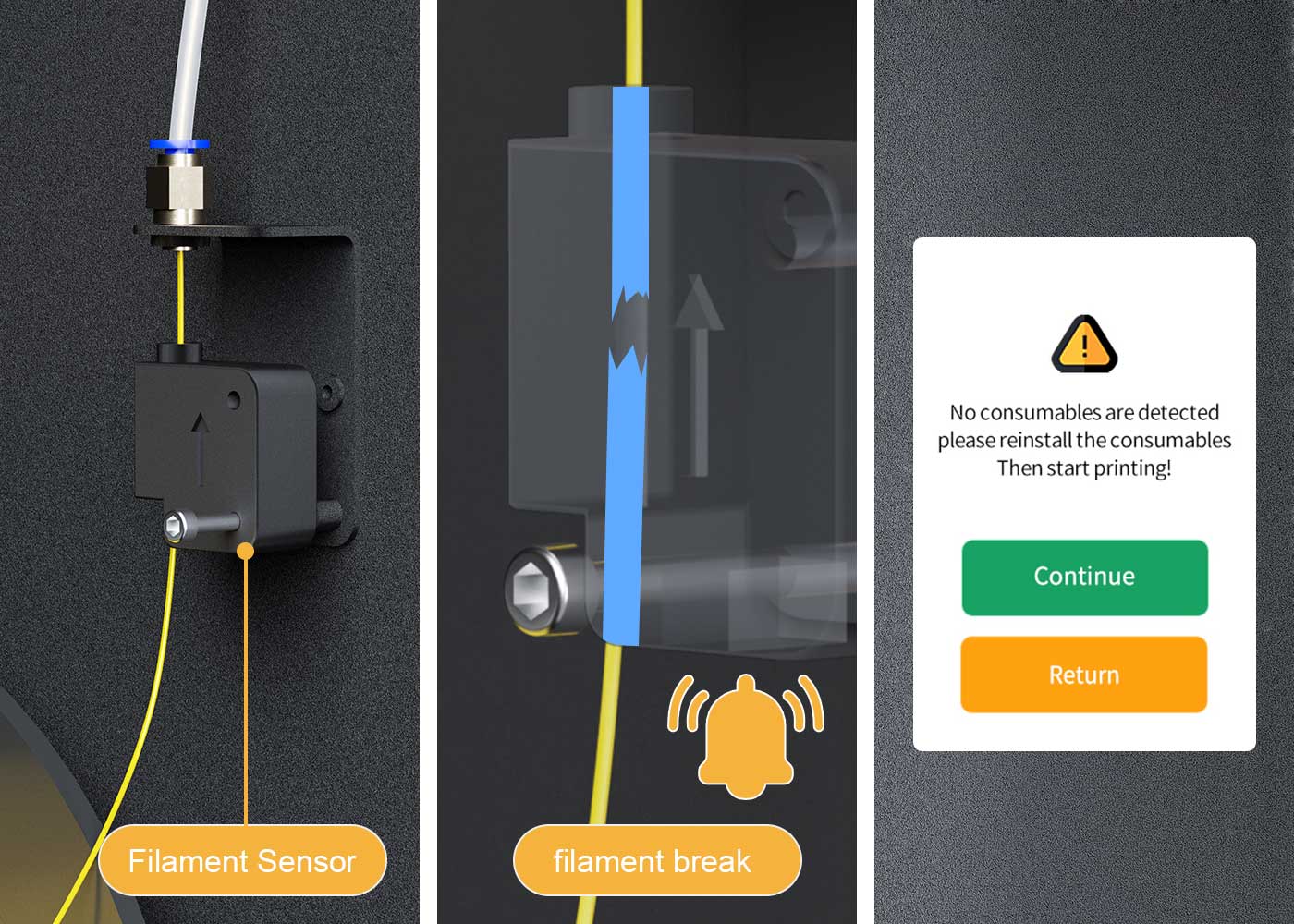 Automatically Detects the Lack of Material