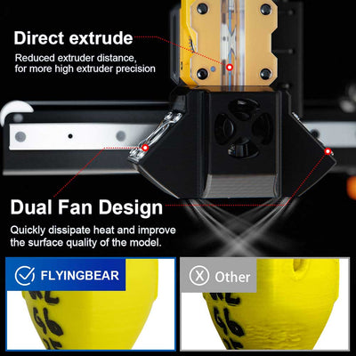 Flying Bear Portable 3D Printer Aone 2 Easy Learning