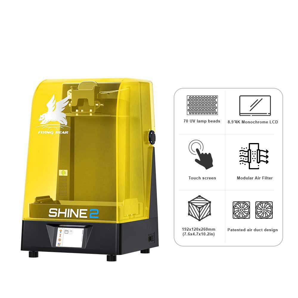 Flying Bear Shine 2 4K Resin LCD 3D Printer